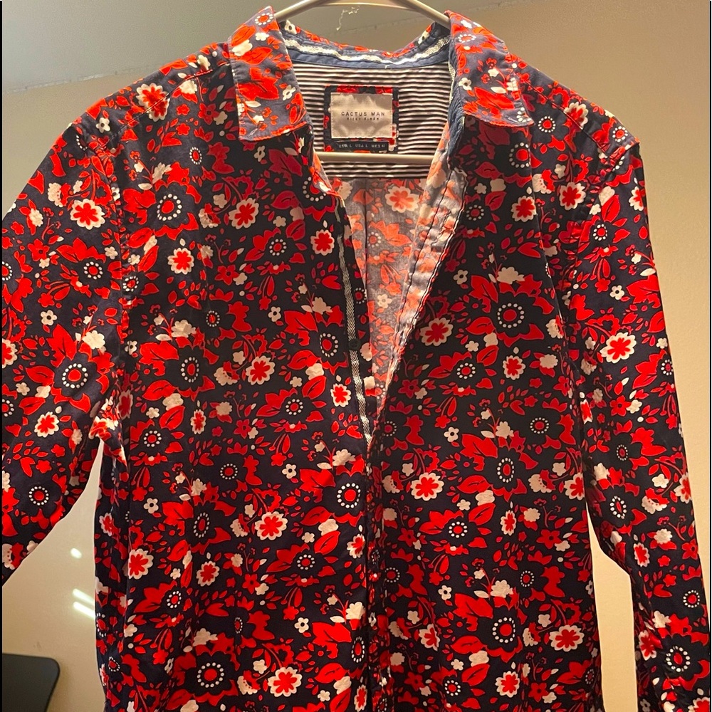 Cactus Man Long Sleeve Shirt